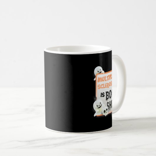 Mug Fun Boo Halloween Ghost Ms Multiple Sclerose (Devant droit)