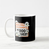 Mug Fun Boo Halloween Ghost Ms Multiple Sclerose (Gauche)