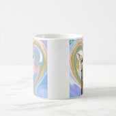 Mug Fun Bubblegum soufflant Giraffe Liquide Swirl Bleu (Centre)