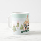 Mug Fun Candy Gingerbread Maison Christmas Crew 4 Phot (Devant gauche)