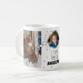 Mug Fun Cheval Maman Pensé Bulle N'Importe Quel Animal (Devant gauche)