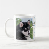 Mug Fun Chien Papa Pensé Bulle Photo personnalisée (Gauche)