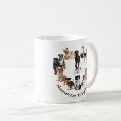 Mug Fun Chien race Animaux de compagnie Chien Marche (Devant droit)