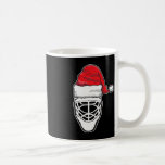Mug Fun Christmas Hockey Goalie Masque Santa Hat Xmas<br><div class="desc">Amusants Noël Hockey Goalie Masque Santa Hat Xmas Cadeau</div>