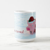 Mug Fun Christmas Piggy Coffee Cup! (Centre)