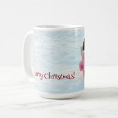 Mug Fun Christmas Piggy Coffee Cup! (Devant gauche)