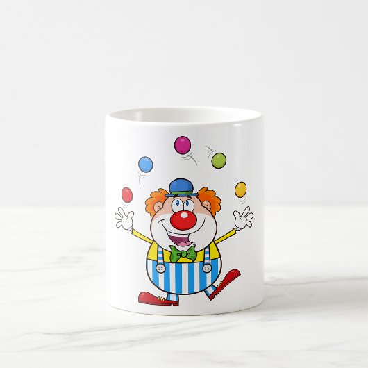 Mug Fun Circus Clown Jongler des balles