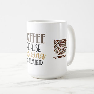Mug Fun Coffee Bean Typographie Adult