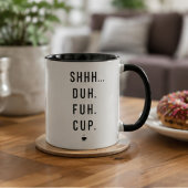 Mug Fun coffee humor typography modern coworker