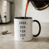 Mug Fun coffee humor typography modern coworker