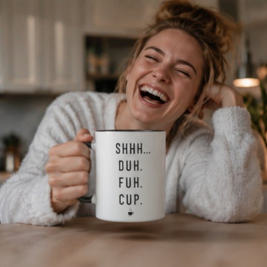 Mug Fun coffee humor typography modern coworker
