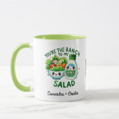 Mug Fun Couple Customisé "Ranch to My Salad" (Gauche)