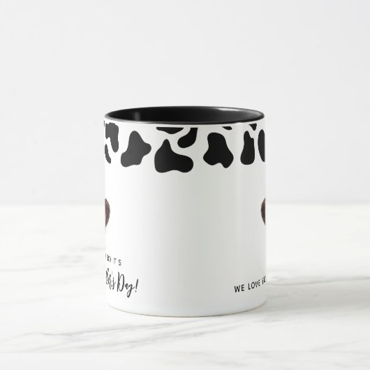 Mug Fun Cow 'I Herd It's Moother's Day' Maman (Centre)