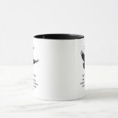 Mug Fun Crows Bird Spirit Animal Humour Citation Totem (Centre)