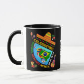 Mug Fun Custom Célébrer HISPANIC HISPANIC HERITAGE MOI (Gauche)