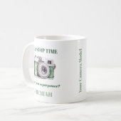 Mug Fun Custom Je peux arrêter Time Photographes (Devant gauche)