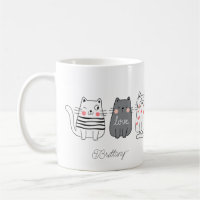 Fun Cute Cats Crazy Cat Nom de la dame