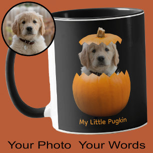 Mug Fun Cute Personnalisé Halloween Citrouille Photo C