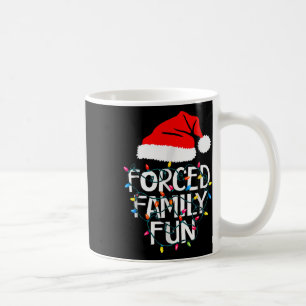 Mug Fun de famille forcé Sarcastique Noël drôle