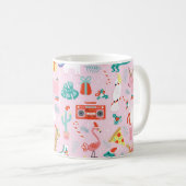 Mug Fun de Noël : Animal Motif sans Seamless. (Devant droit)