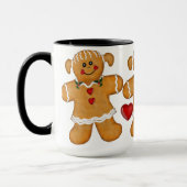 Mug Fun de pain d'épices - Femme (Gauche)