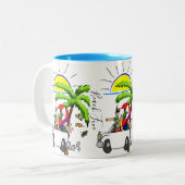 Mug Fun de plage (Devant gauche)