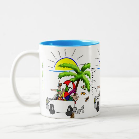 Mug Fun de plage (Gauche)
