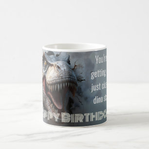 Mug Fun Dino T-rex conception d'anniversaire