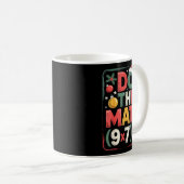 Mug Fun Do The Math 67 Meme Six Seven Christmas Teache (Devant droit)