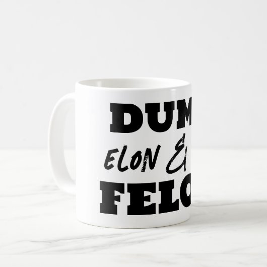 Mug Fun Dump Elon et le Felon (Devant gauche)