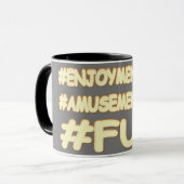 Mug "FUN EQUATION" Mignonne Expression Design. Command (Devant gauche)
