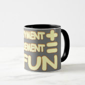 Mug "FUN EQUATION" Mignonne Expression Design. Command (Devant droit)