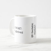 Mug Fun Fact Je suis Retraité Assistant Médicale Amusa (Devant gauche)