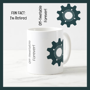 Mug Fun Fact Je suis Retraité Ingénieur Mécanique Drôl