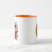 Mug Fun Fall gnome saisonnier ajouter monogramme (Centre)