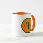 Mug Fun Fall gnome saisonnier ajouter monogramme Thank (Devant droit)