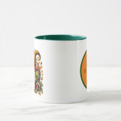 Mug Fun Fall gnome saisonnier ajouter monogramme Thank (Centre)