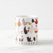 Mug Fun fou poule dame (Centre)