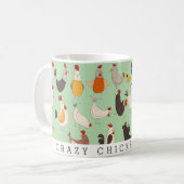 Mug Fun fou poule dame (Devant gauche)