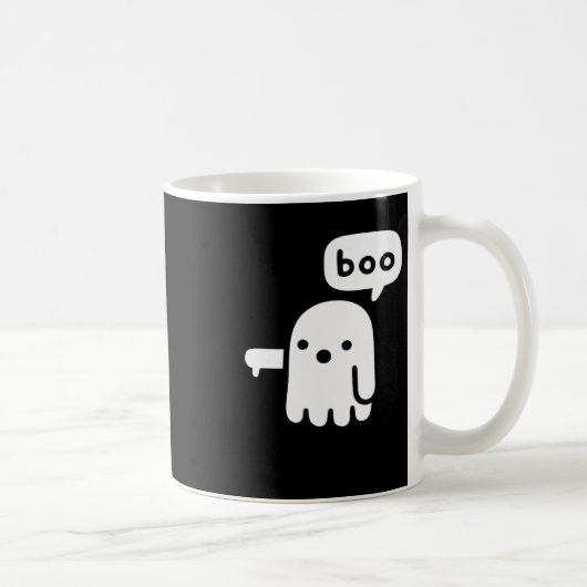 Mug Fun Fun Chunky Fantôme De Désapprobation Boo Hallo (Droite)