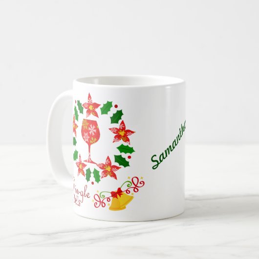Mug Fun Gingle Bells Noël (Devant gauche)