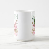 Mug Fun Girl Chic Pink Sleigh Toute la journée Noël (Centre)