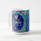 Mug Fun Grace Whimsical Girl Blue Inspirational (Devant gauche)