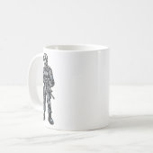 Mug Fun Halloween Tactique Zombie Déplaisant Bureau de (Devant gauche)