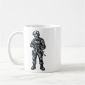 Mug Fun Halloween Tactique Zombie Déplaisant Bureau de (Gauche)