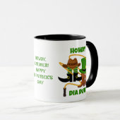 Mug Fun Happy Jour de la Saint Patrick HOWDY DIA DUIT  (Devant droit)