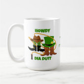 Mug Fun Happy Jour de la Saint Patrick HOWDY DIA DUIT  (Gauche)
