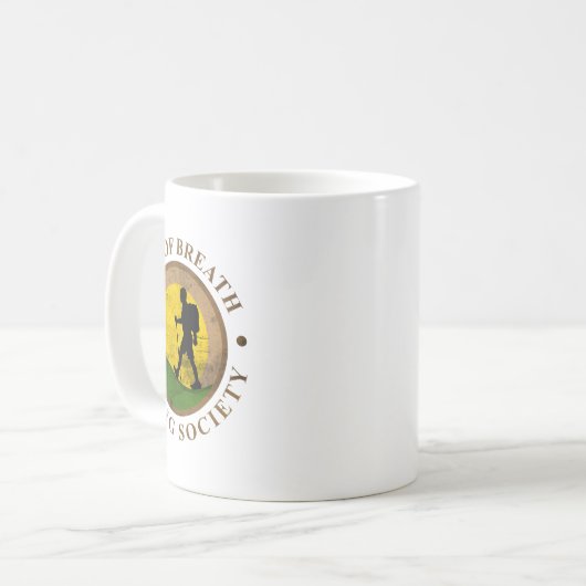 Mug Fun Hiking Party Design  (Devant gauche)
