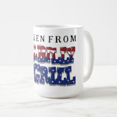 Mug Fun HillBilly Grill Danemark Café Mug! (Devant droit)