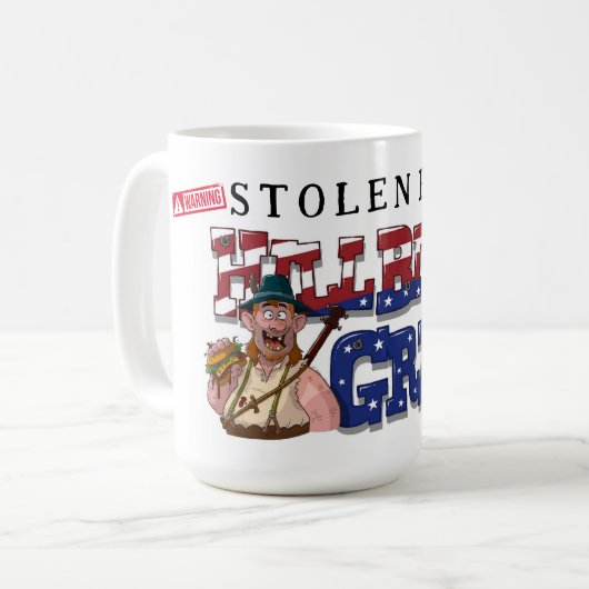 Mug Fun HillBilly Grill Danemark Café Mug! (Devant gauche)